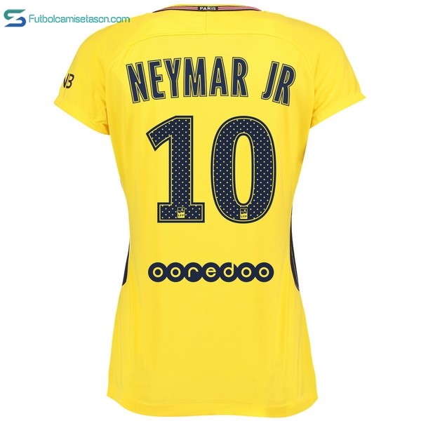 Camiseta Paris Saint Germain Mujer 2ª Neymar JR 2017/18